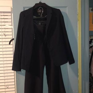 2 piece navy blue suit